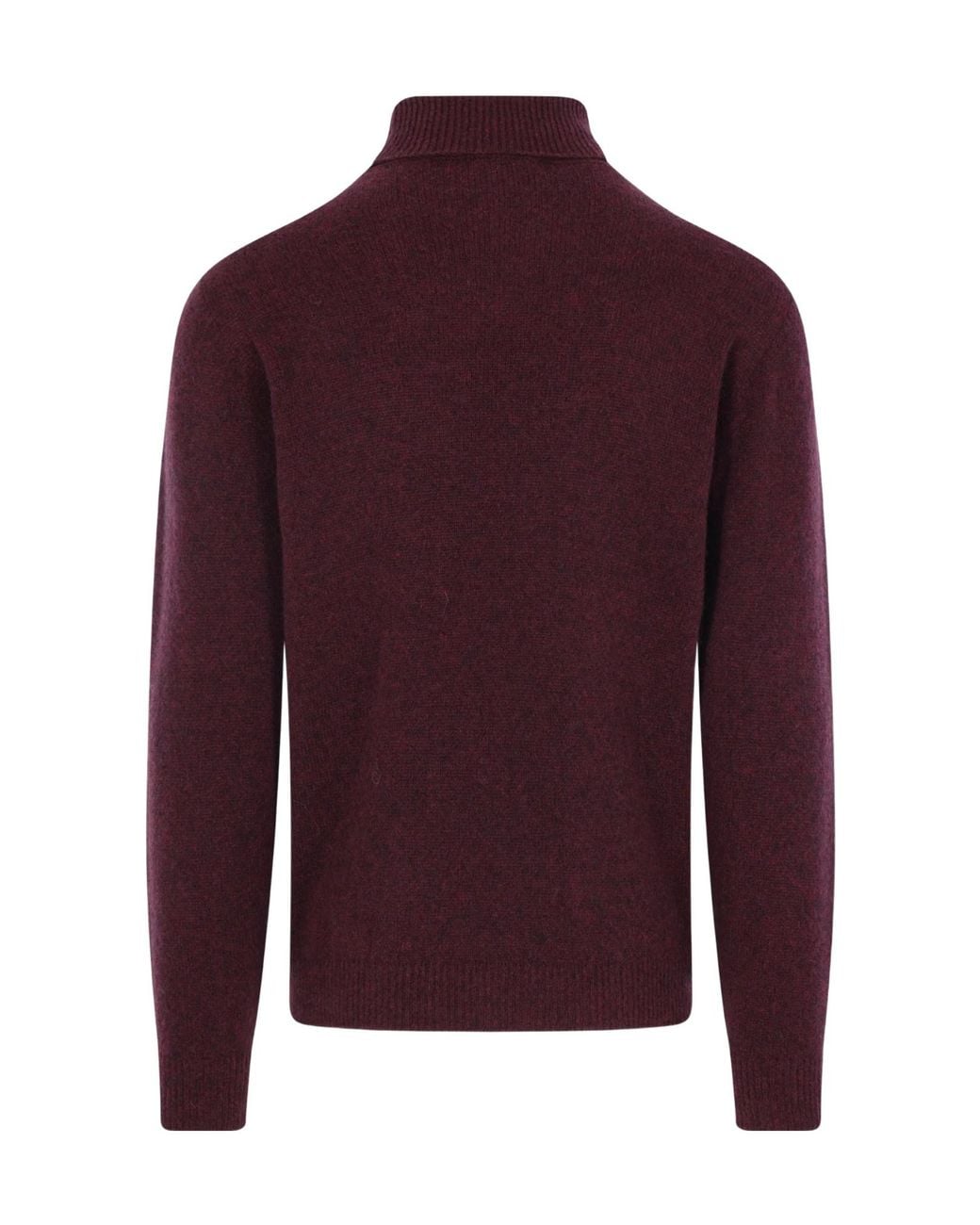 Roberto Collina Red High-Neck Long-Sleeve Sweater for men