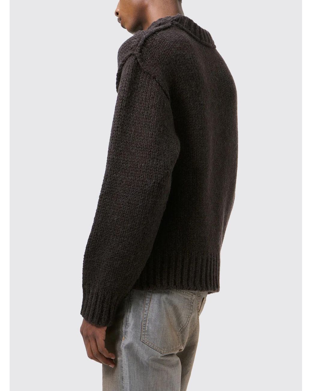 Our Legacy Black Long-Sleeved Sweater for men
