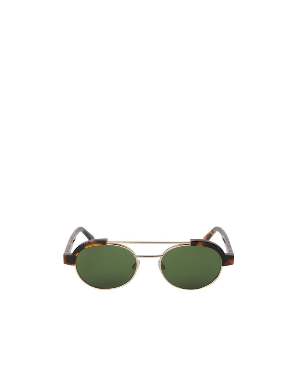 Palm Angels Green Full Frame Sunglasses for men