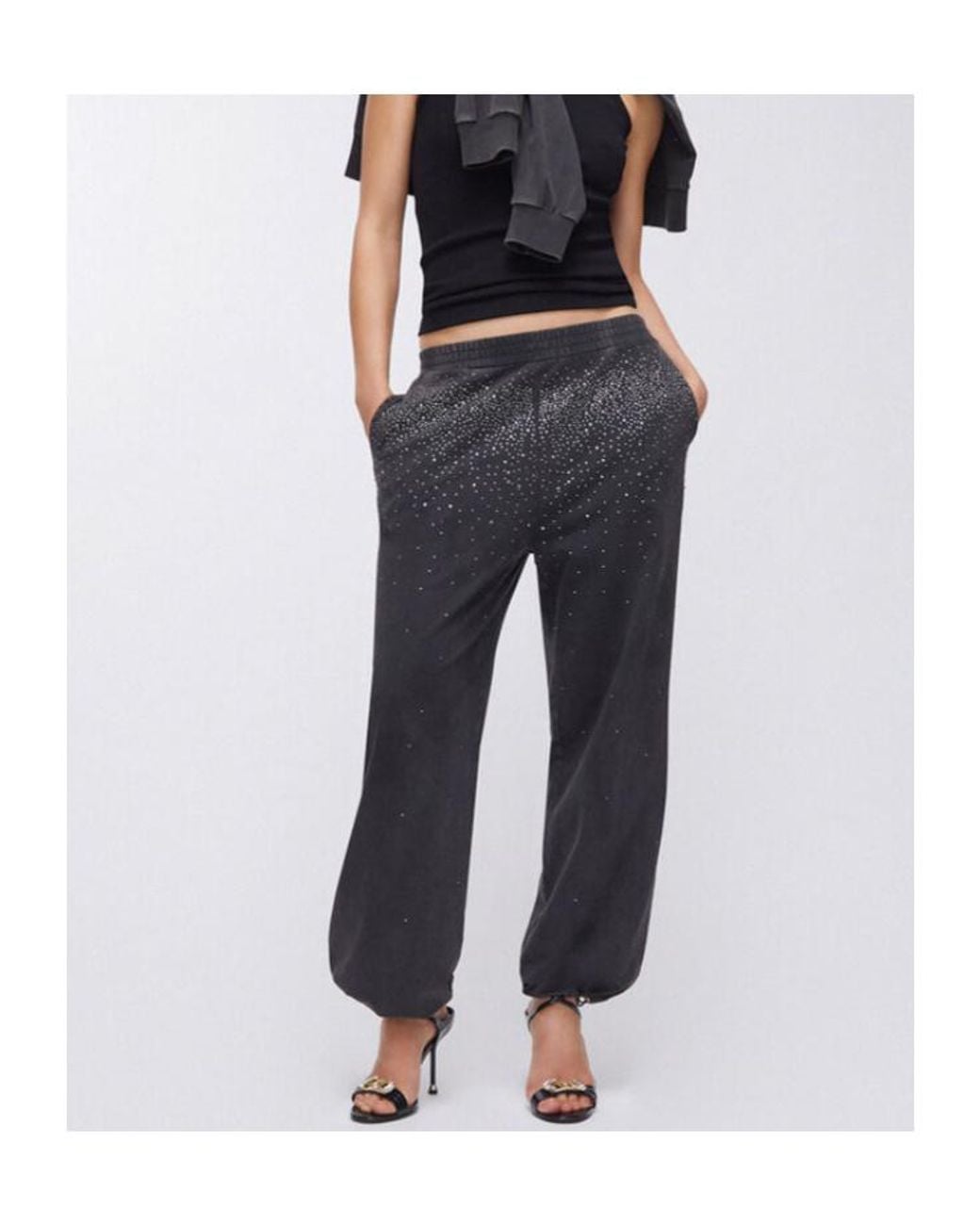 Liu Jo Blue Embellished Trousers