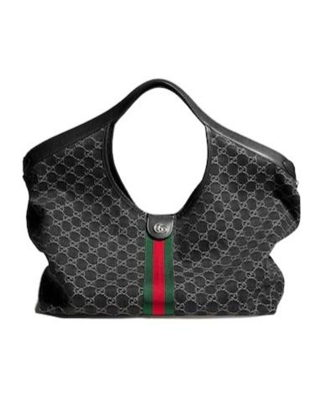 Gucci Black Giglio Large Tote Bag