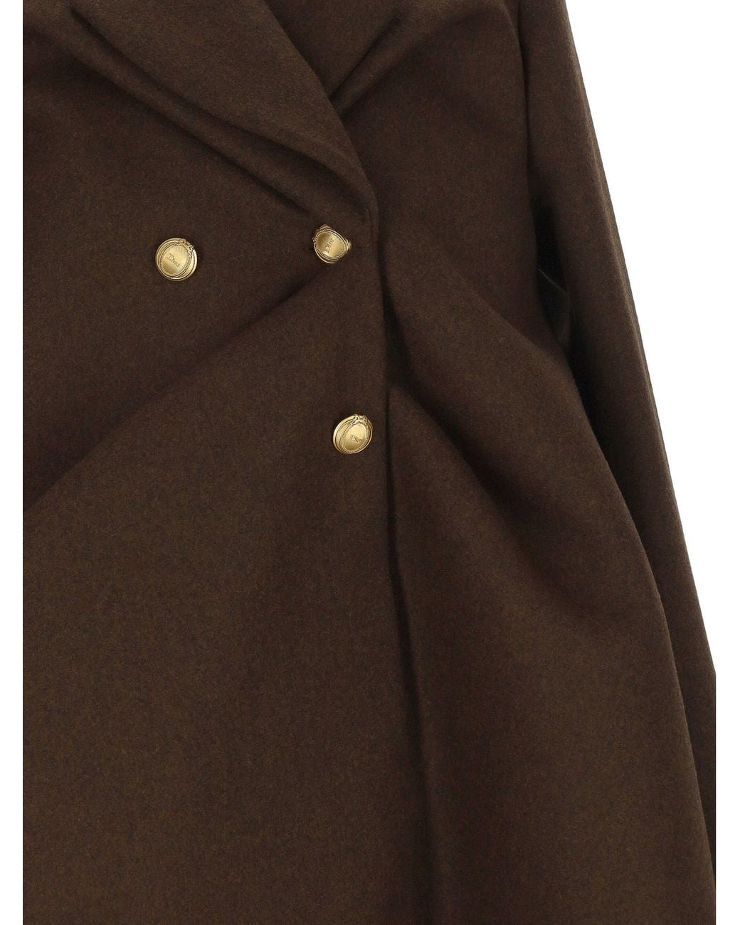 Dior Brown Long-Sleeved Coat