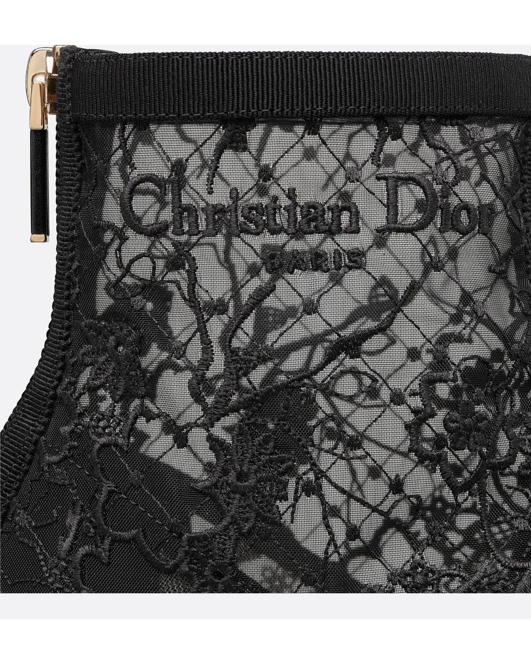 Dior Black Naughtily-D Heeled Ankle Boot