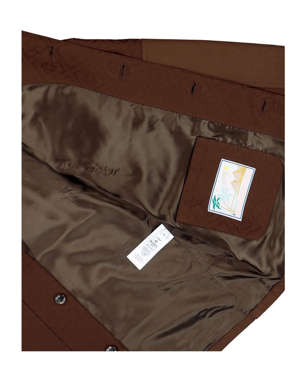 Casablanca Brown Workwear Safari Jacket for men