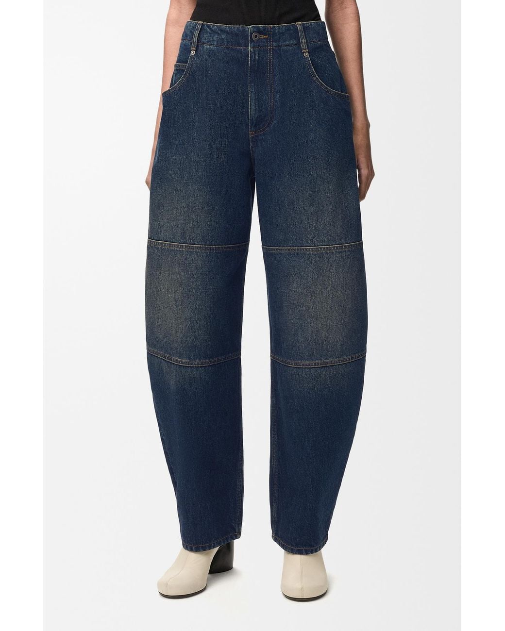 Loewe Blue Barrel-Leg Jeans
