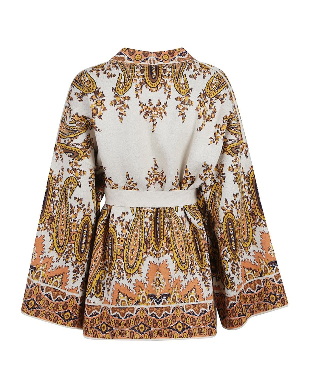 Etro Brown Belted Cape