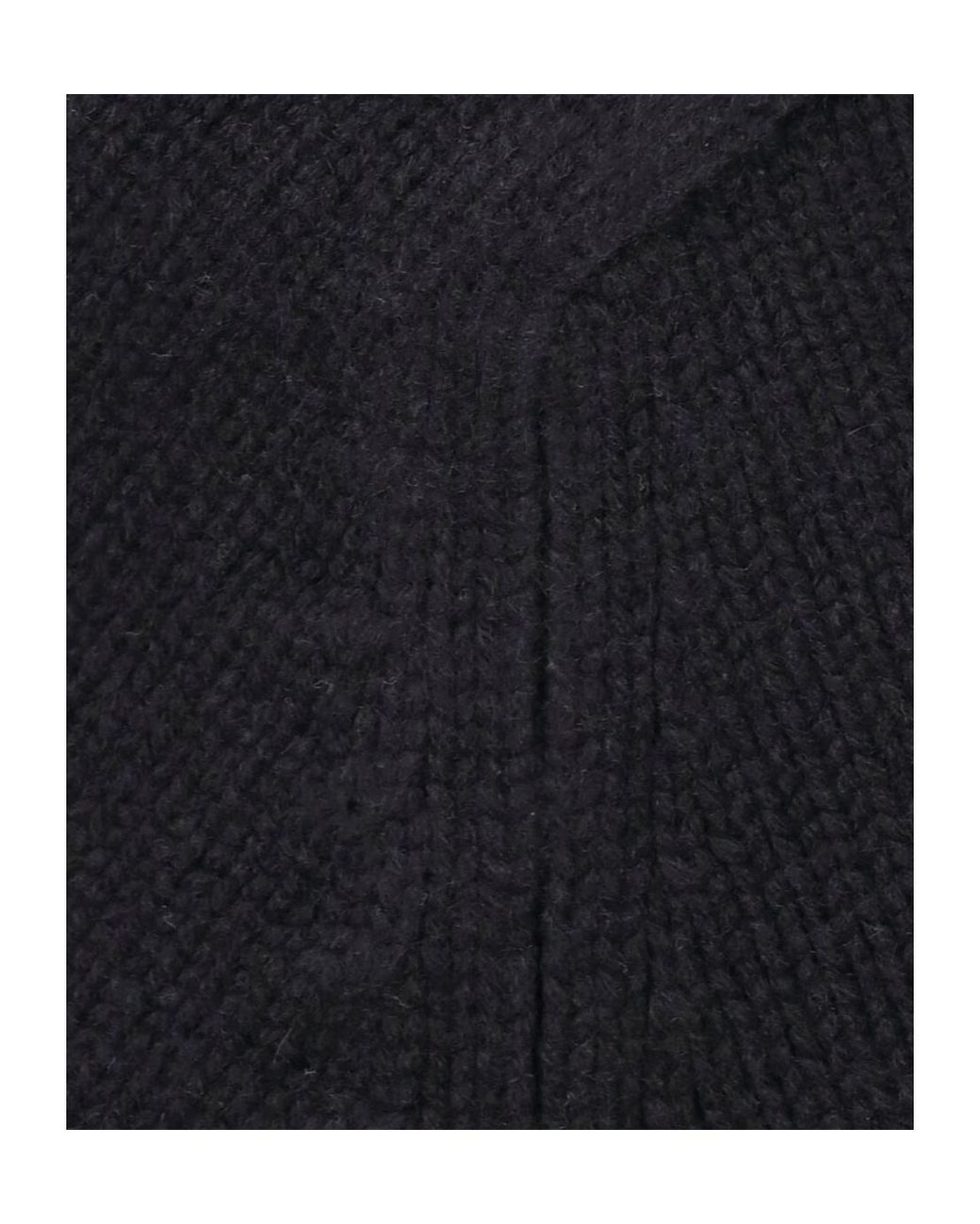 Khaite Black Long-Sleeved Crewneck Jumper
