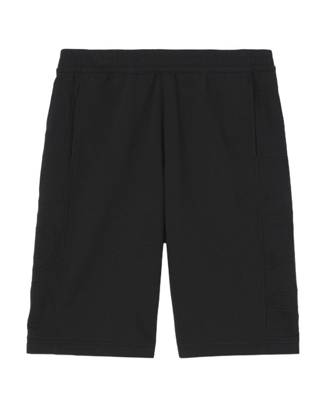 Burberry Black Elasticated Waist Track Shorts for men