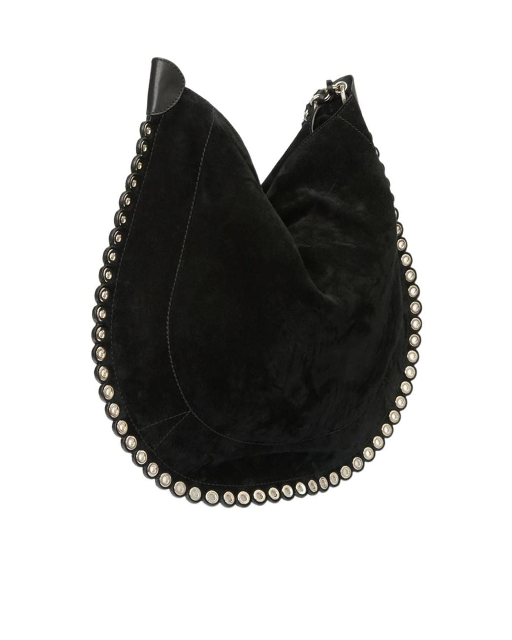 Isabel Marant Black Oskan Hobo Soft Shoulder Bag