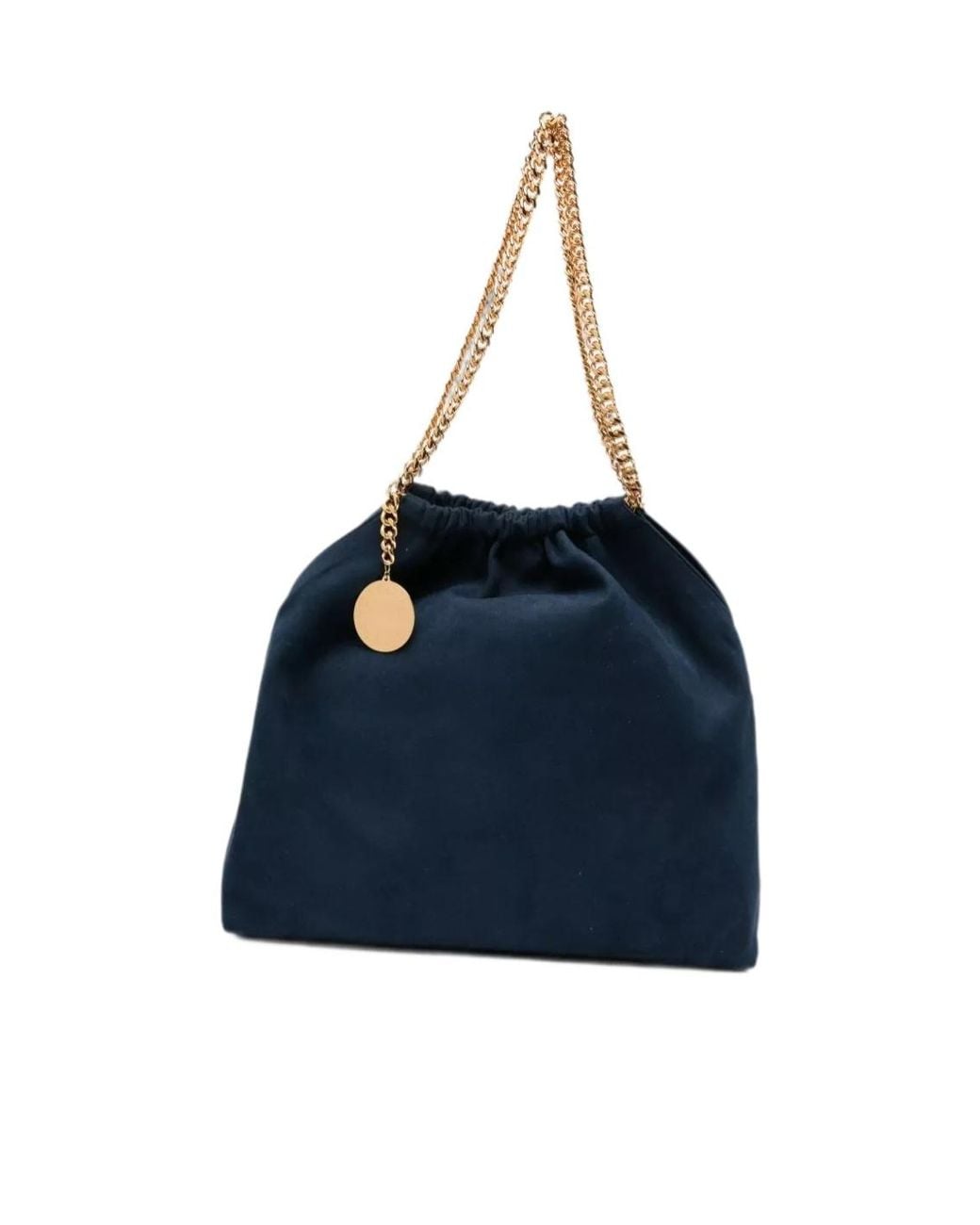 Stella McCartney Blue Medium Falabella Chain-Link Shoulder Bag