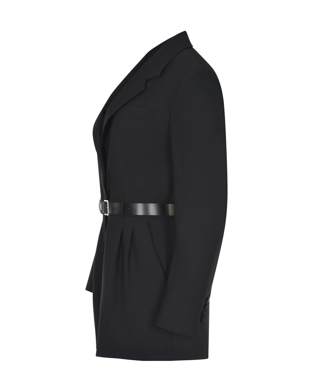 Dondup Black Belted Blazer Jumpsuit