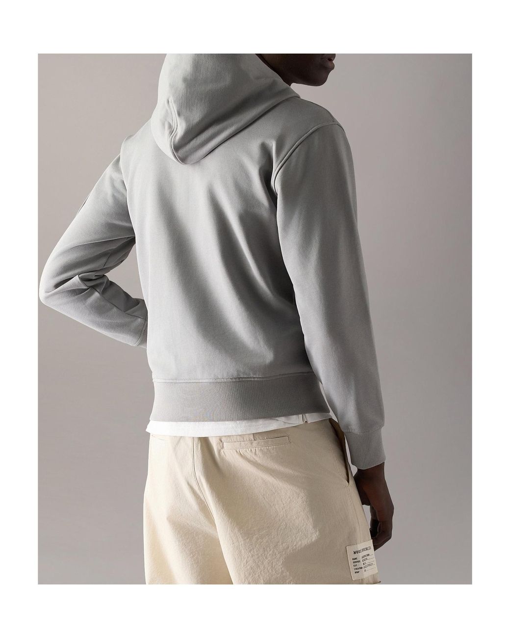 Moose Knuckles Gray Hartsfield Zip-Up Hoodie for men
