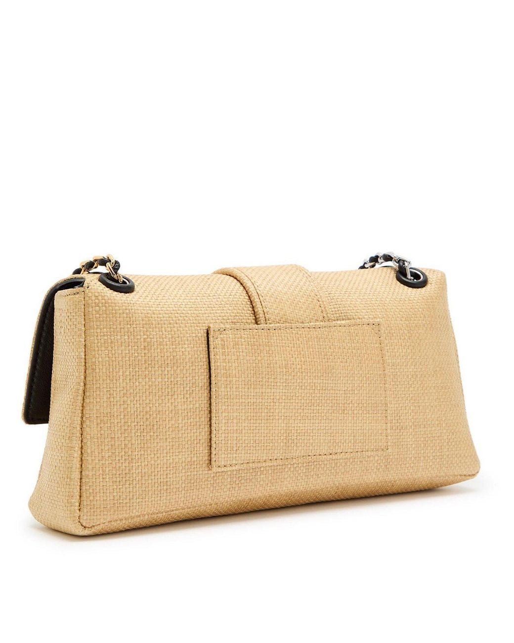 Jacquemus Natural Straw Chain Shoulder Bag