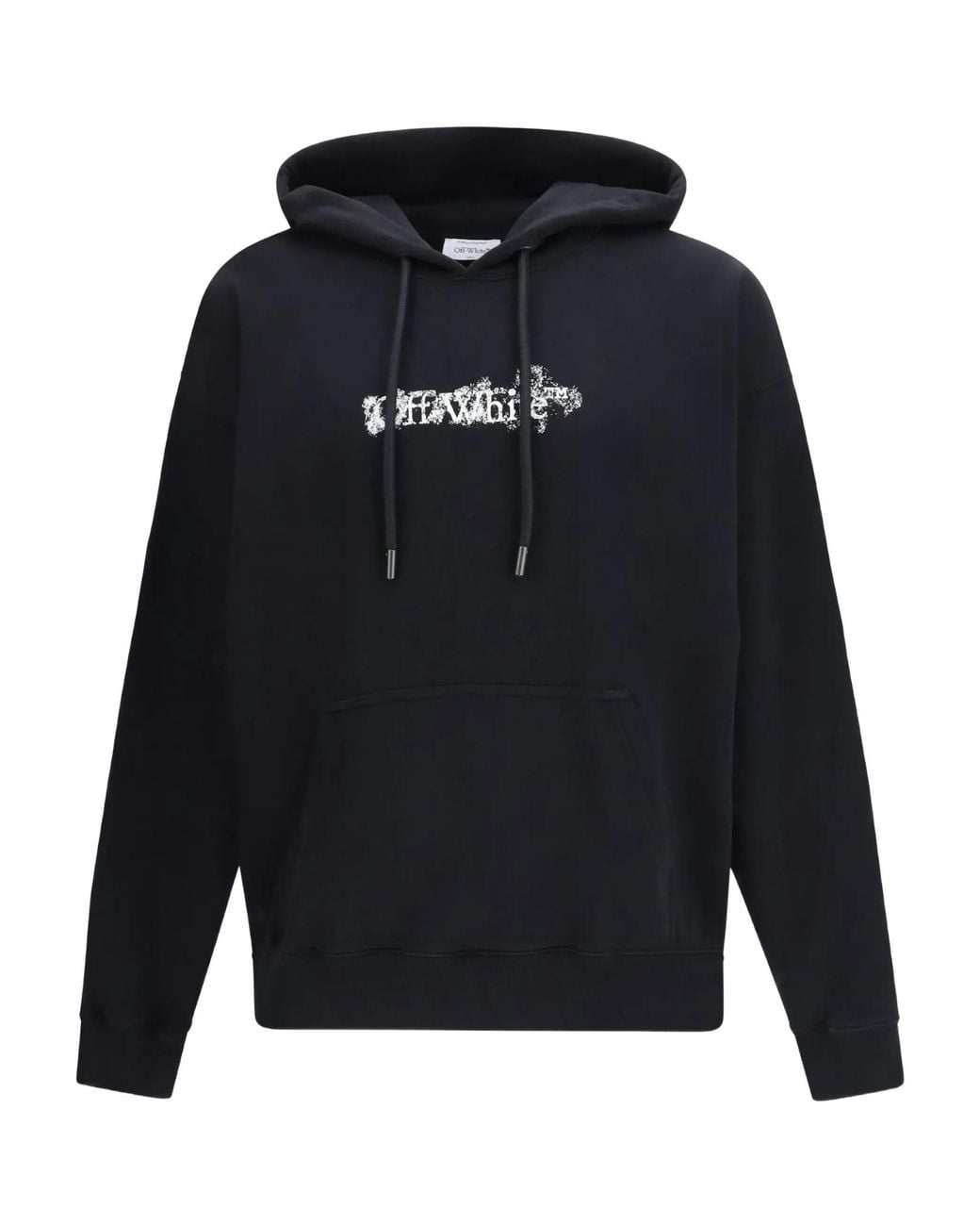 Off-White c/o Virgil Abloh Blue Logo-Print Hoodie for men