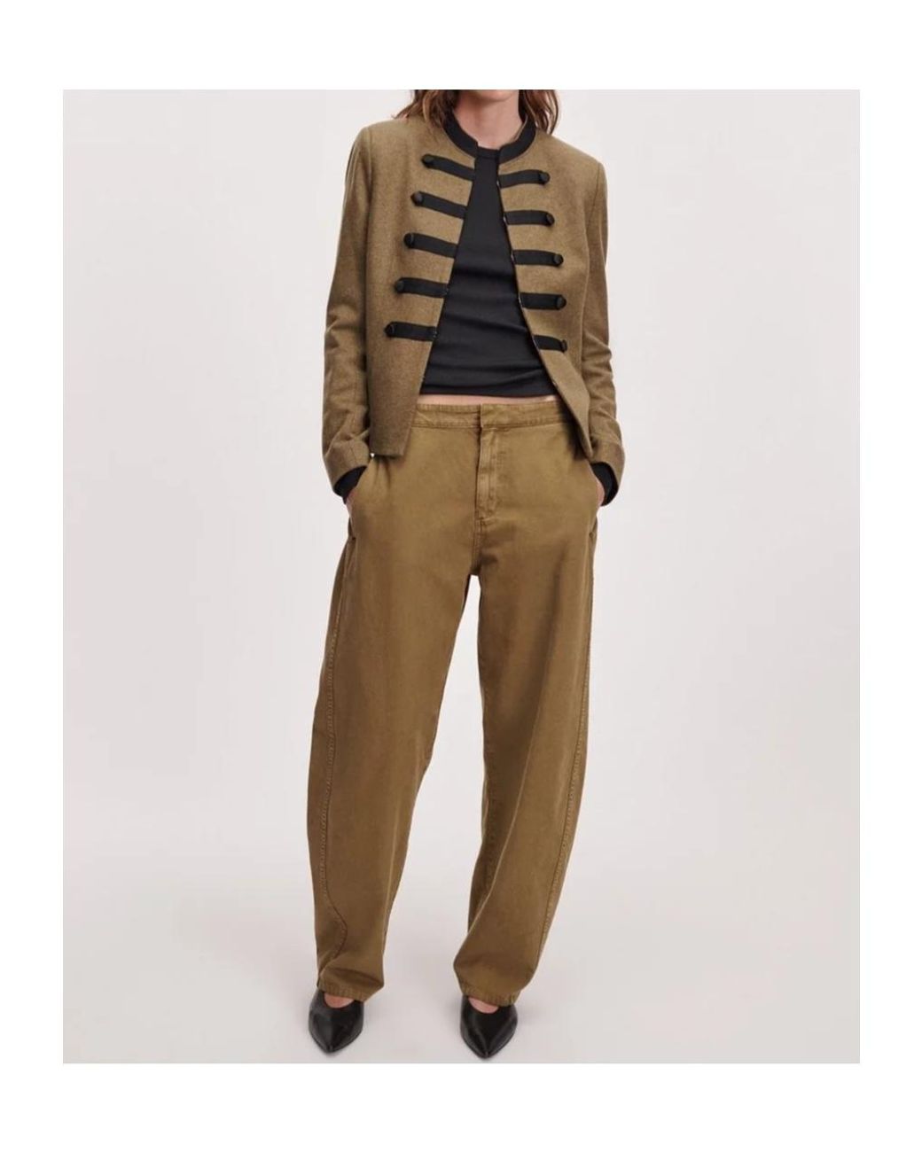 Rag & Bone Green Long-Sleeve Jacket