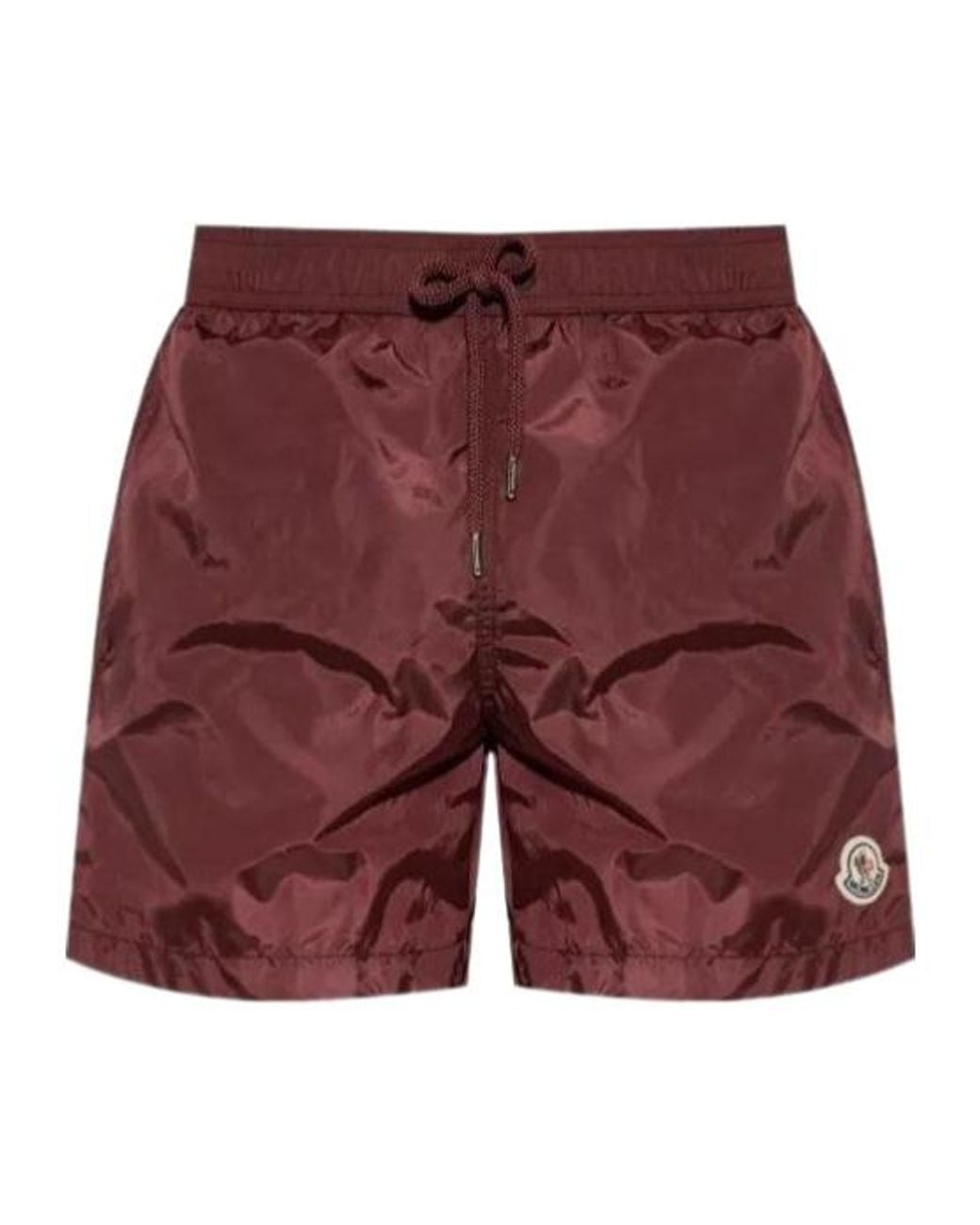Moncler Red Label Patch Drawstring Swim Shorts for men