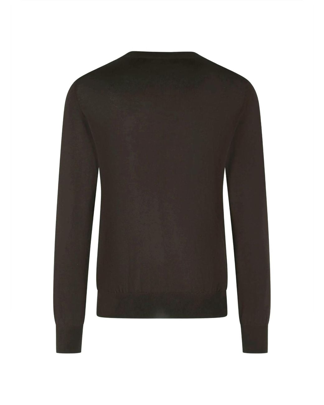 Gran Sasso Black Long-Sleeved Sweater for men