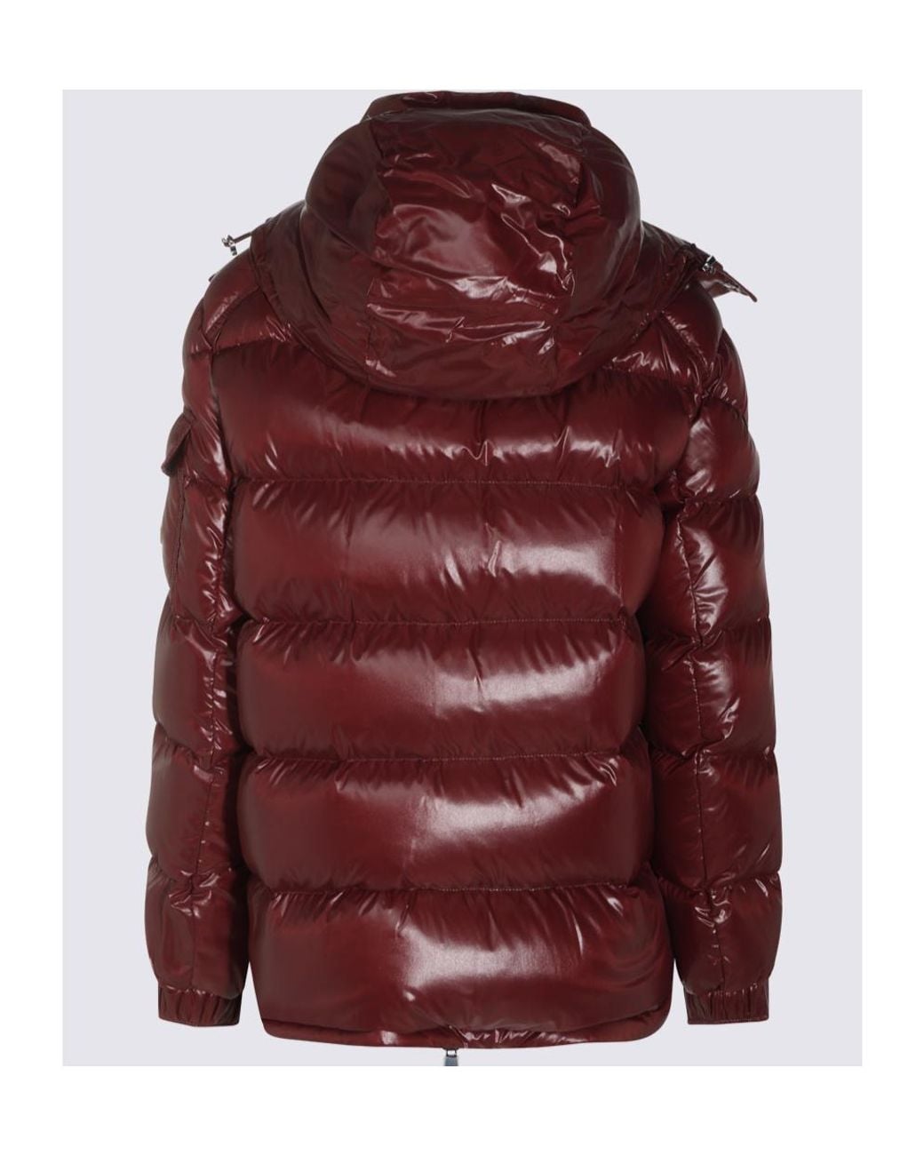 Moncler Red Maire Zip-Up Hooded Jacket