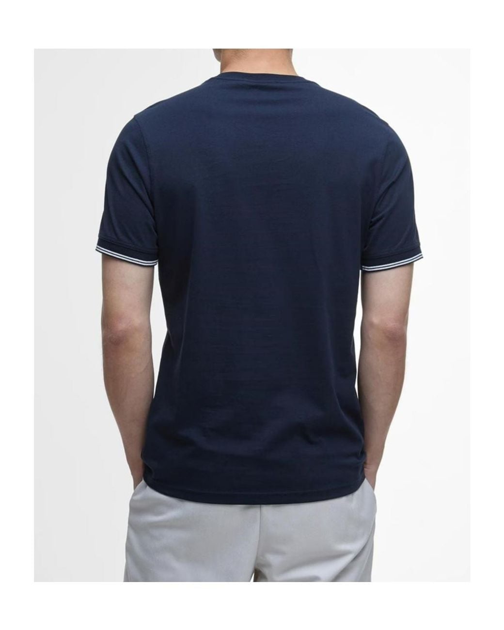 Barbour Black Philip Tipped T-Shirt for men