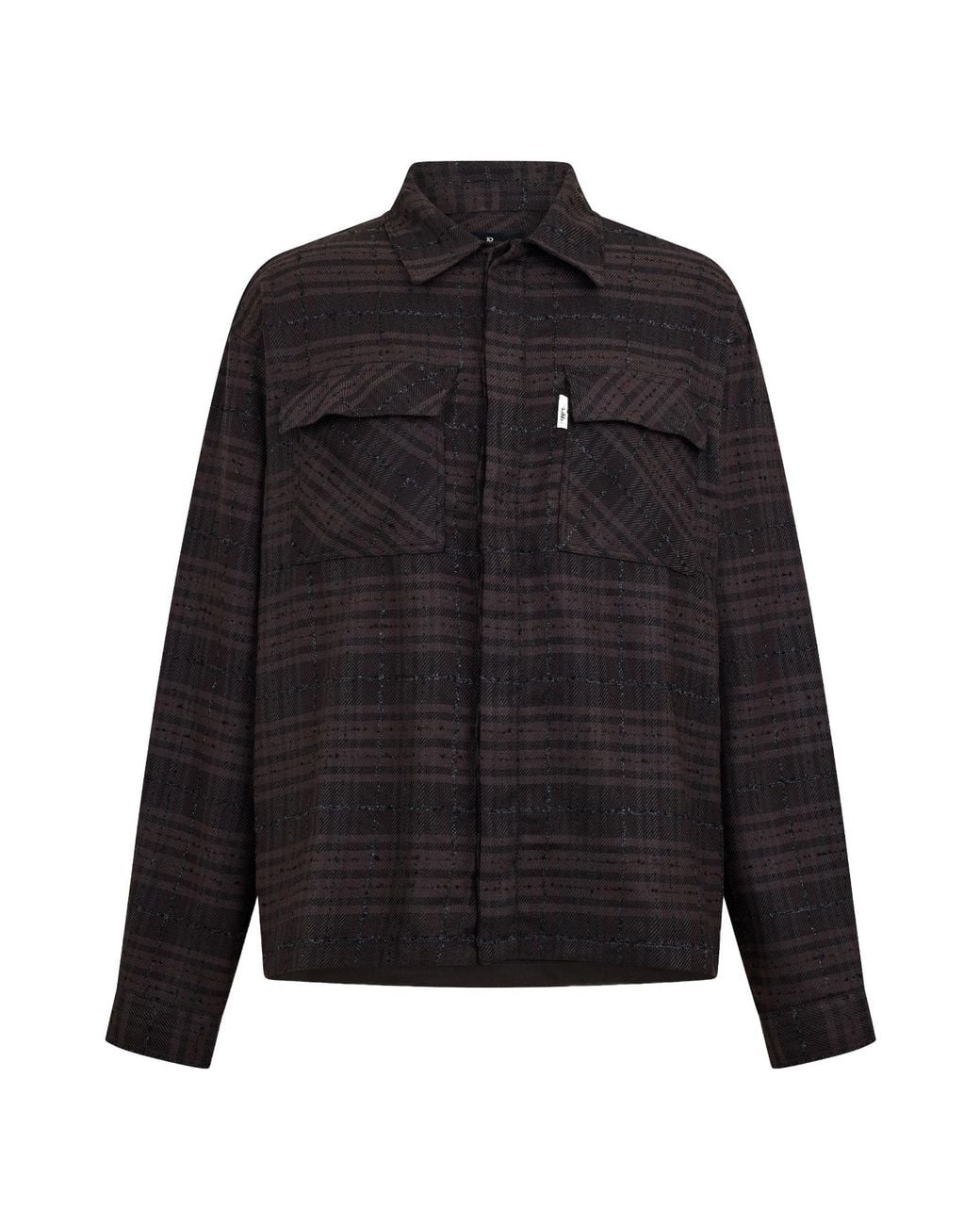 Represent Black Plaid Shirt for men