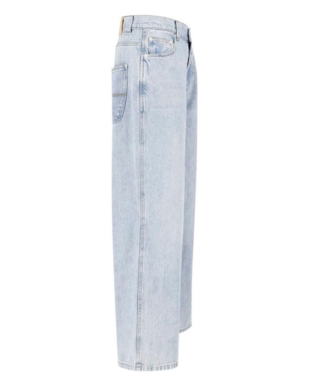 GIMAGUAS Blue Baggy High-Rise Jeans