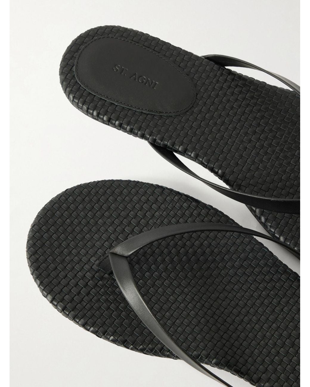 St. Agni White Minimalist Sandals