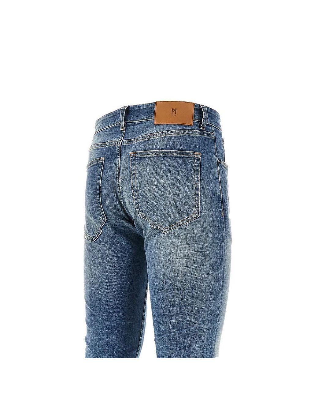 Pt Pantaloni Blue Pt Torino Cinqu Slim Fit Jeans for men