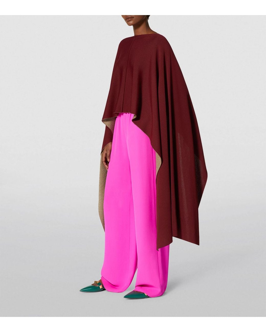 Valentino Pink Cady Couture Trousers