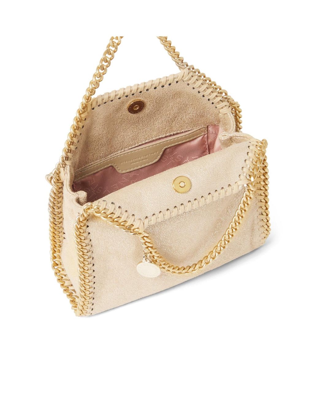 Stella McCartney Natural Falabella Chain-Trim Tote Bag