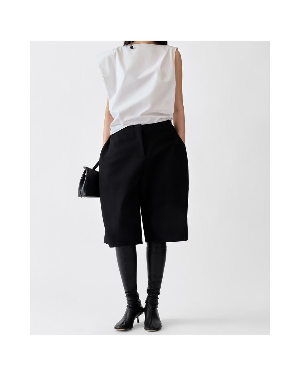 Jacquemus Black Le Short Cubisto Bermuda Shorts
