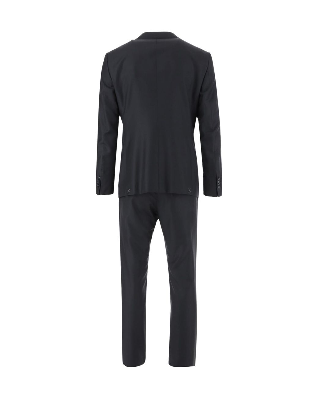 Giorgio Armani Black Two-Piece Single-Breasted Tailored Suit for men