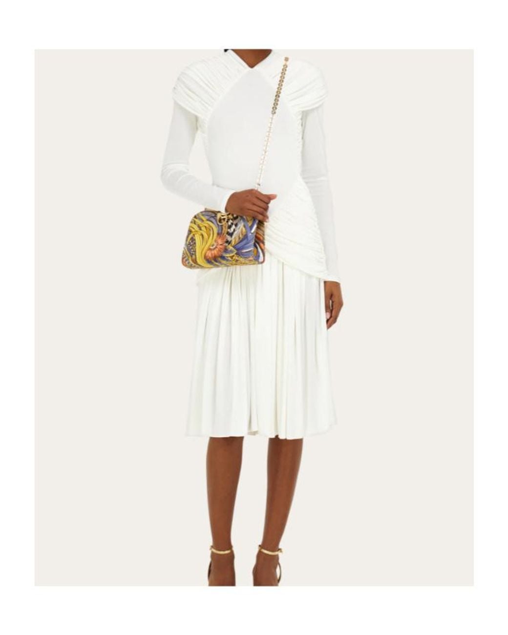 Ferragamo Multicolor Diana Clutch