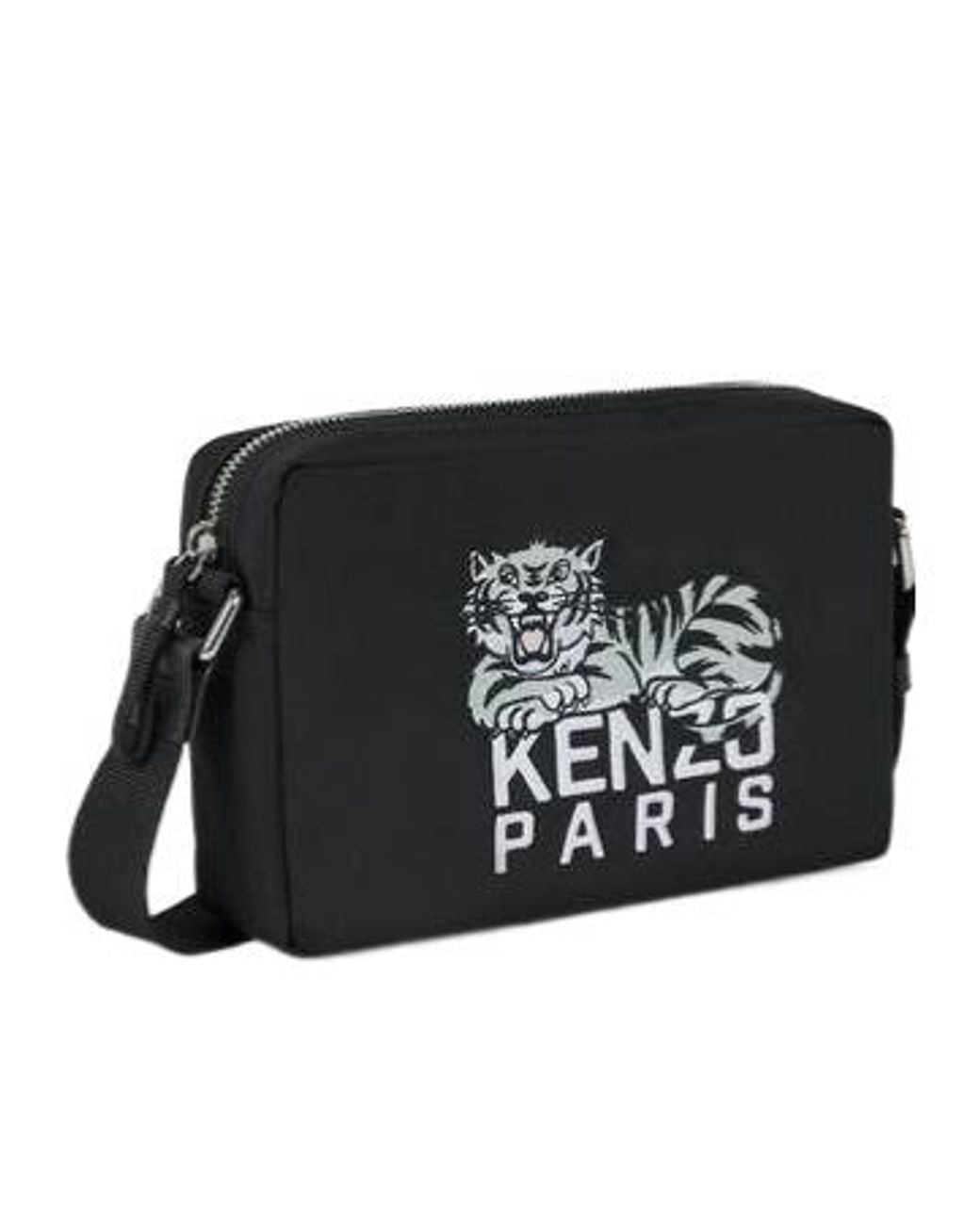 KENZO Happy Tiger Crossbody Bag in Black for Men | Lyst