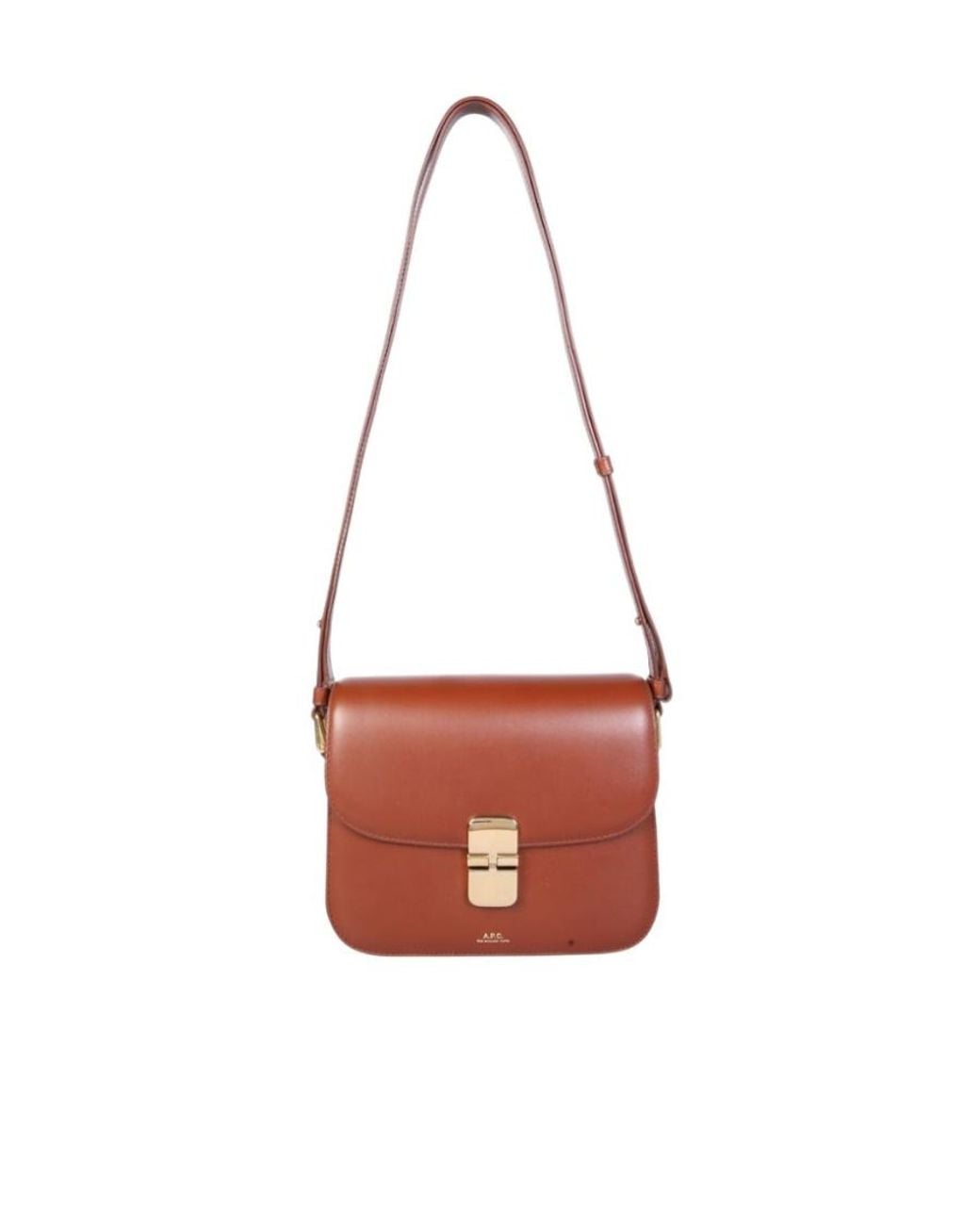 A.P.C. White Small Grace Shoulder Bag