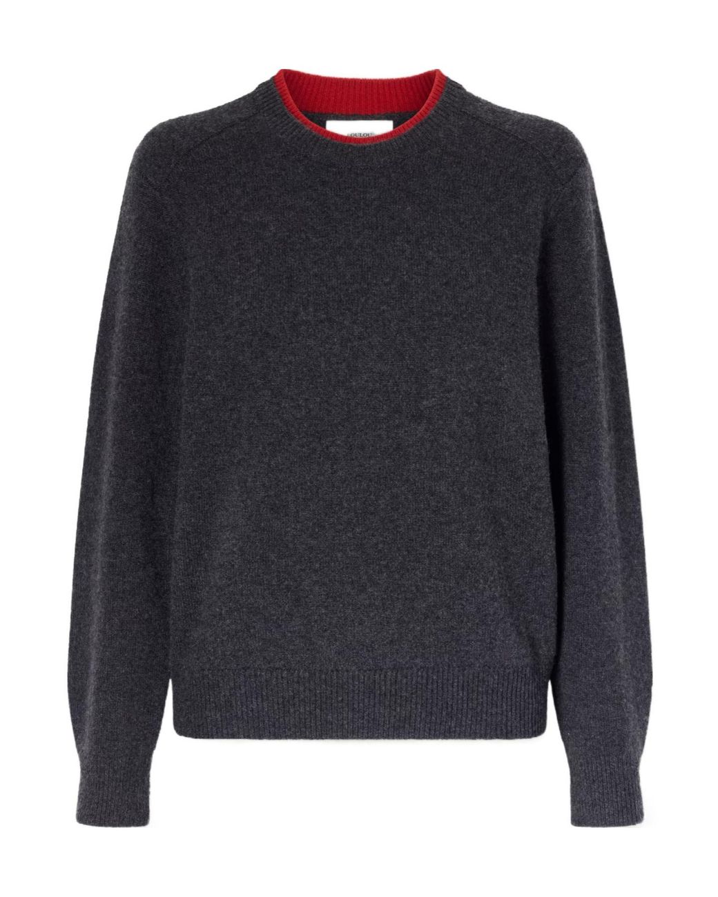 Loulou de Saison Blue Crew Neck Wool Sweater