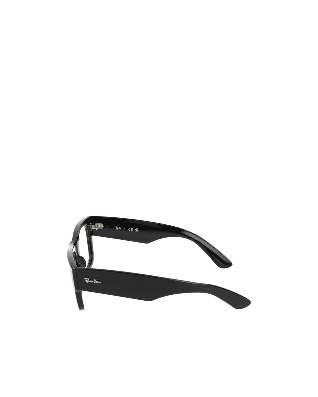 Ray-Ban White Mega Square Frame Glasses for men