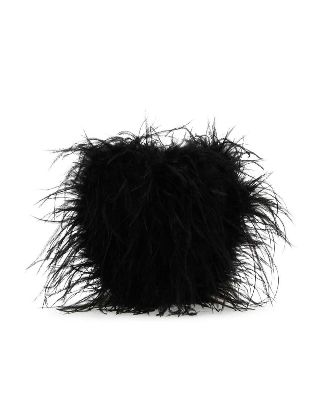 Alexander Wang Black Heart Pillow Clutch Bag