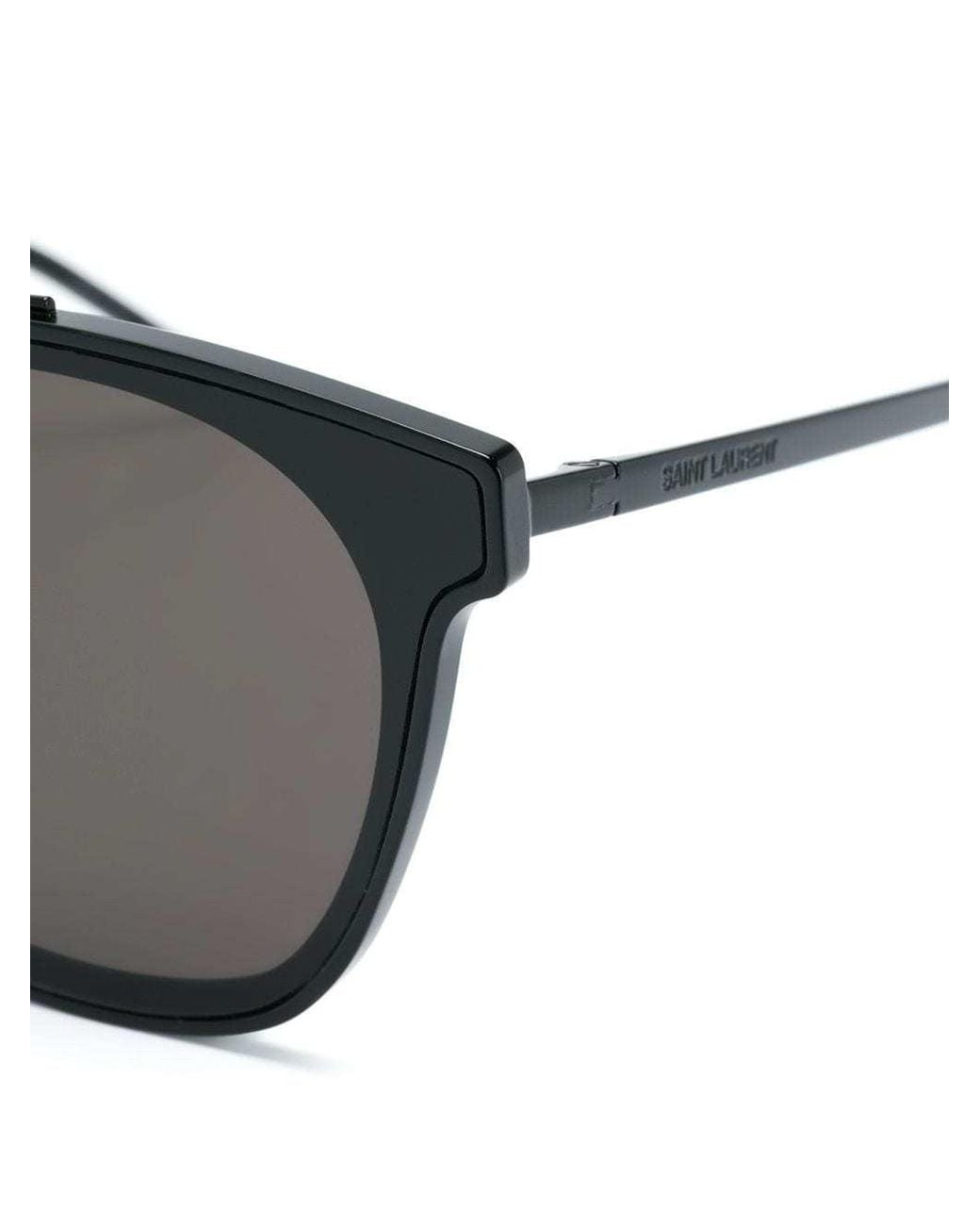Saint Laurent Multicolor Eyewear Double Bridge Square Frame Sunglasses