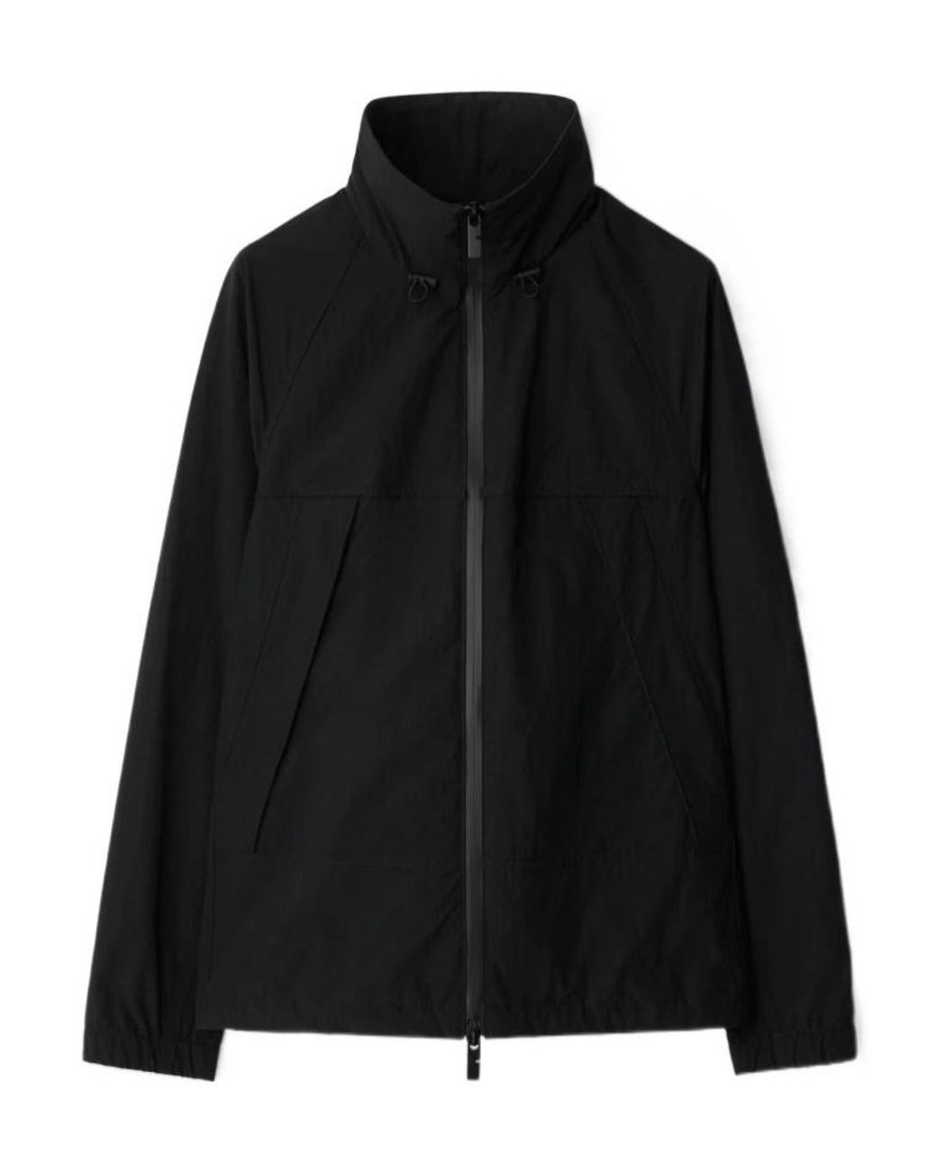 Burberry Black Ekd Zip-Up Lightweight Jacket