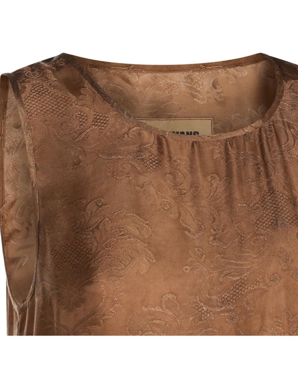 Uma Wang Brown Sleeveless Dress