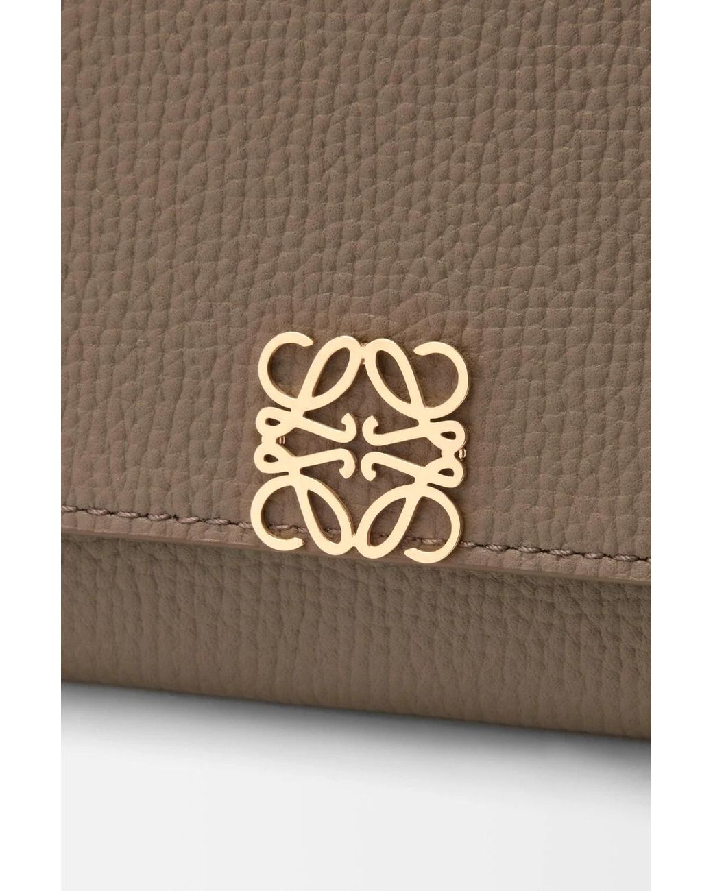 Loewe Gray Anagram Continental Wallet
