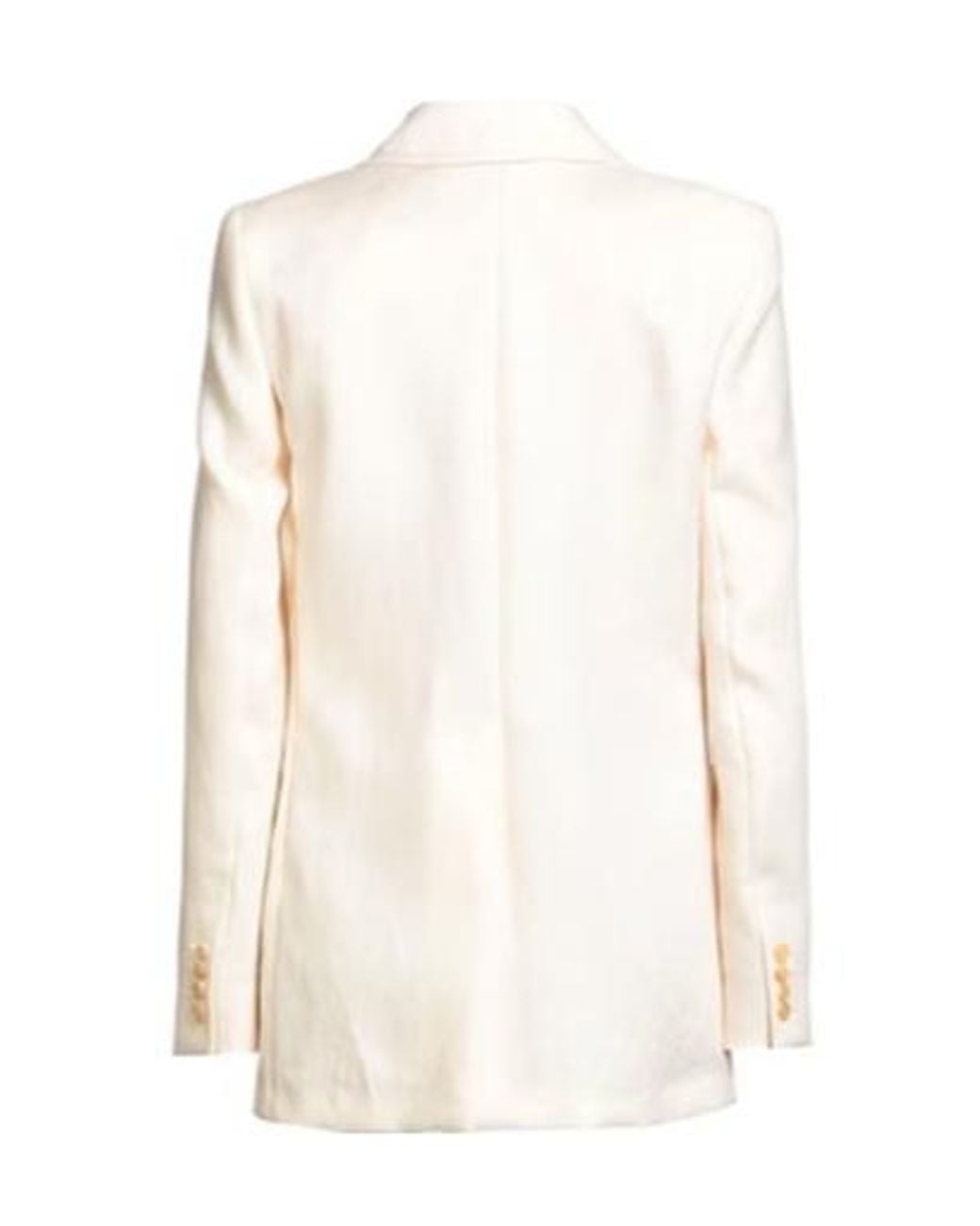 Max Mara White Simple And Tailored Suit Jacket