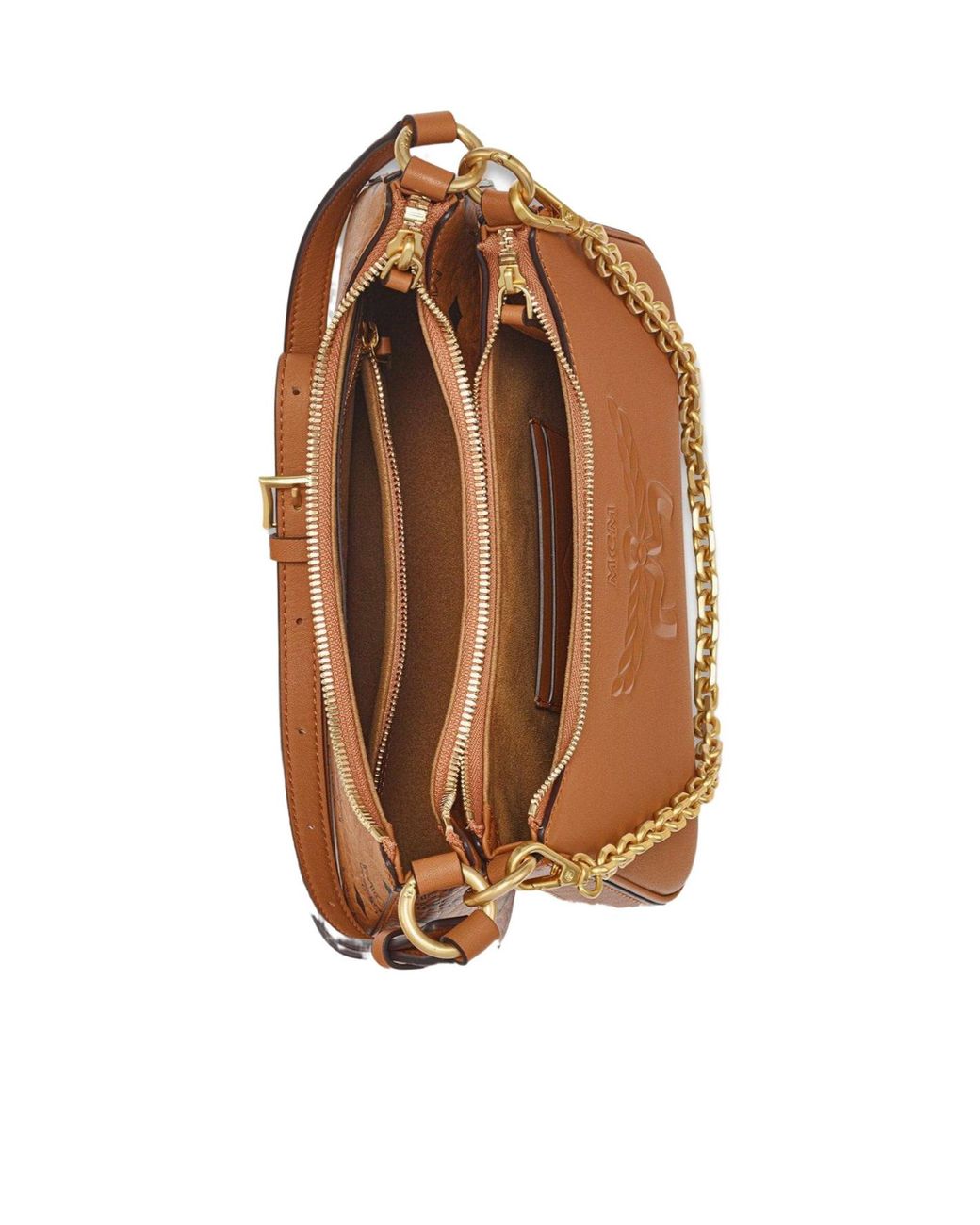 MCM Brown Aren Duo Hobo Bag