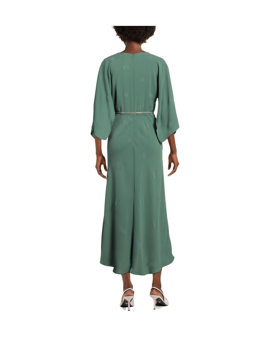 Max Mara Green Maxi Dress
