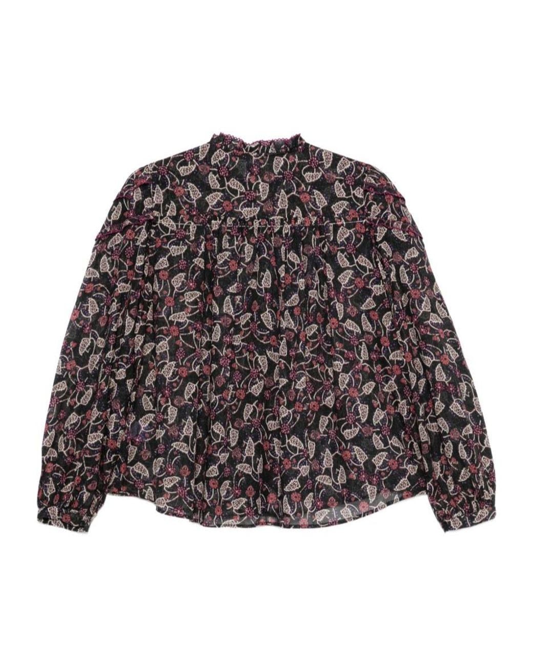 Isabel Marant Gray Printed Shirt