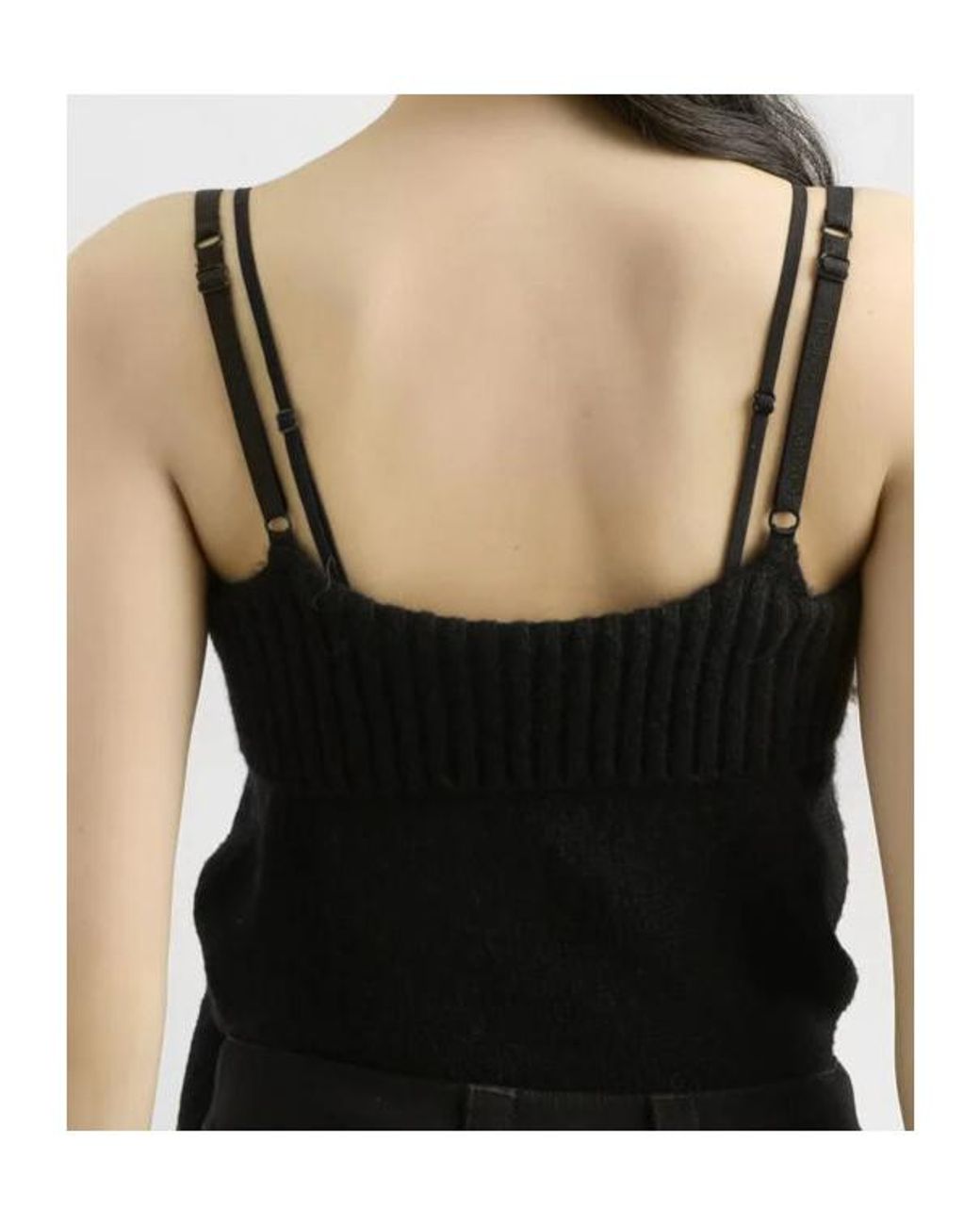Dolce & Gabbana Black Knitted Tank Top