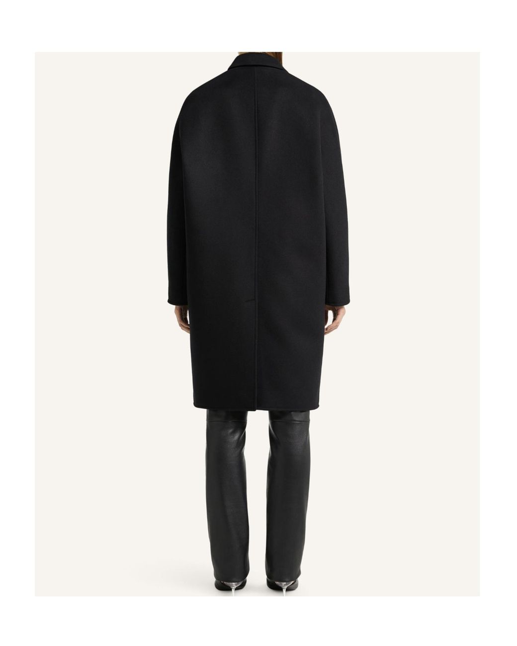 Courreges Black Courrèges Double-Breasted Coat