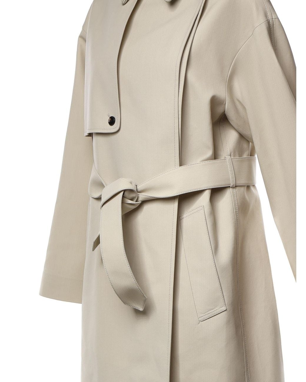 Bottega Veneta Natural Trench