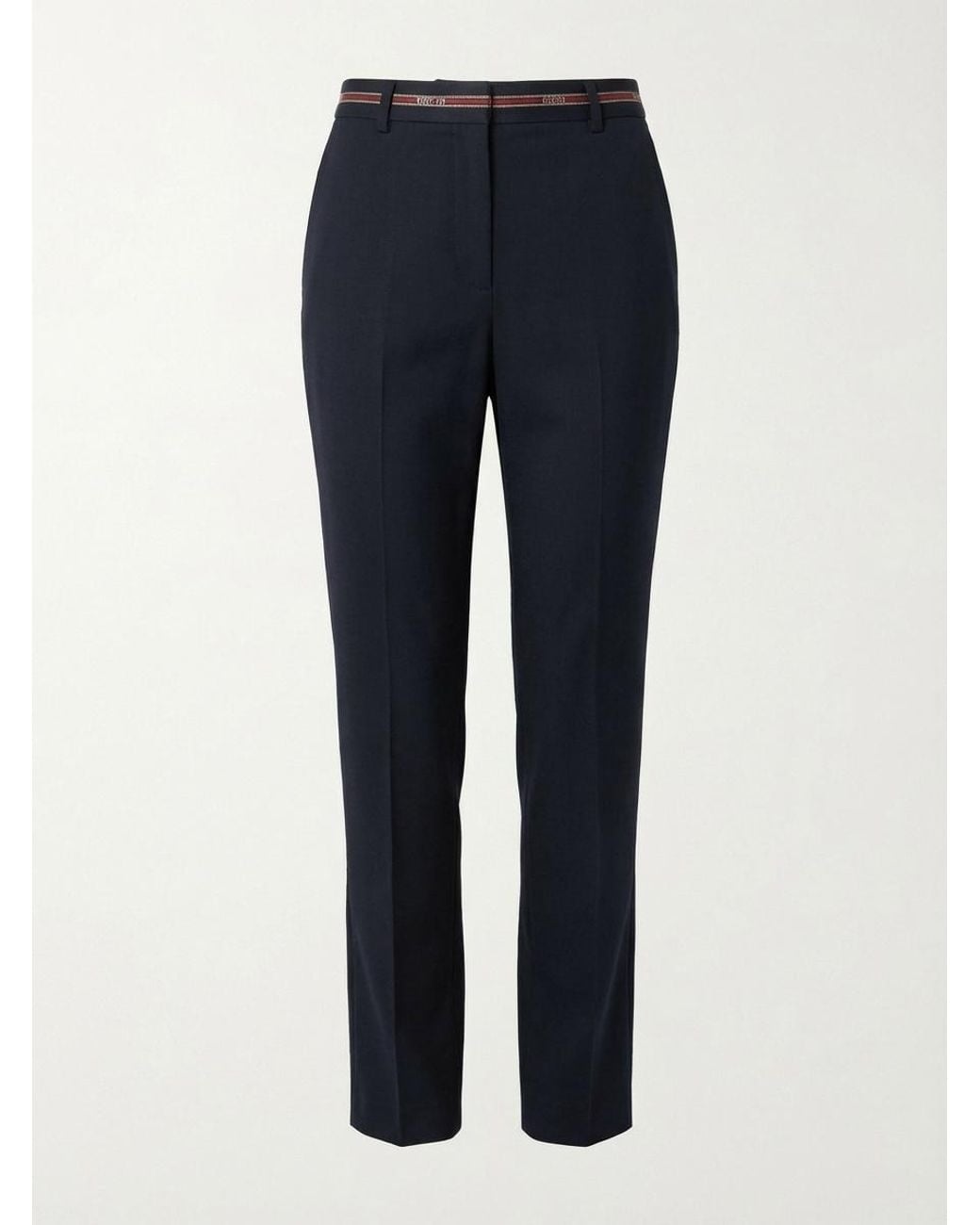 Gucci Blue Selvedge Detail Pants