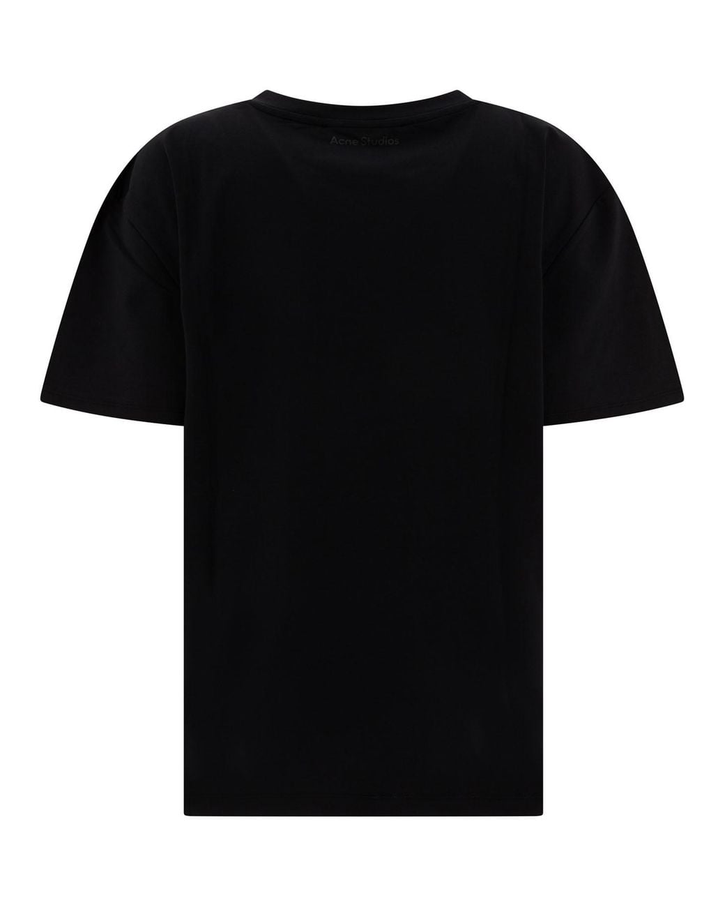 Acne Black Regular Fit T-Shirt for men